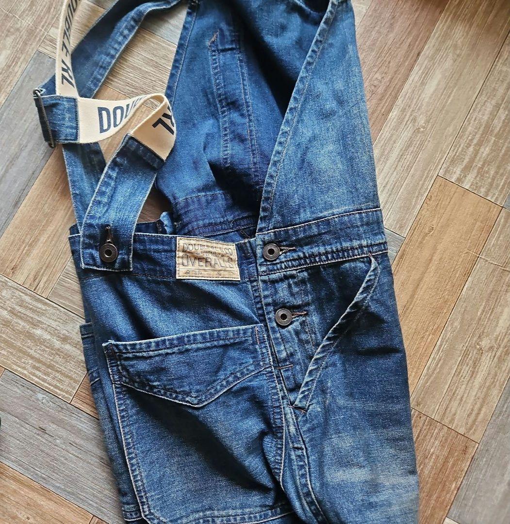 美品⭐RRLラルフローレン デニムオーバーオールサロペットS/Pダブルアールエル
