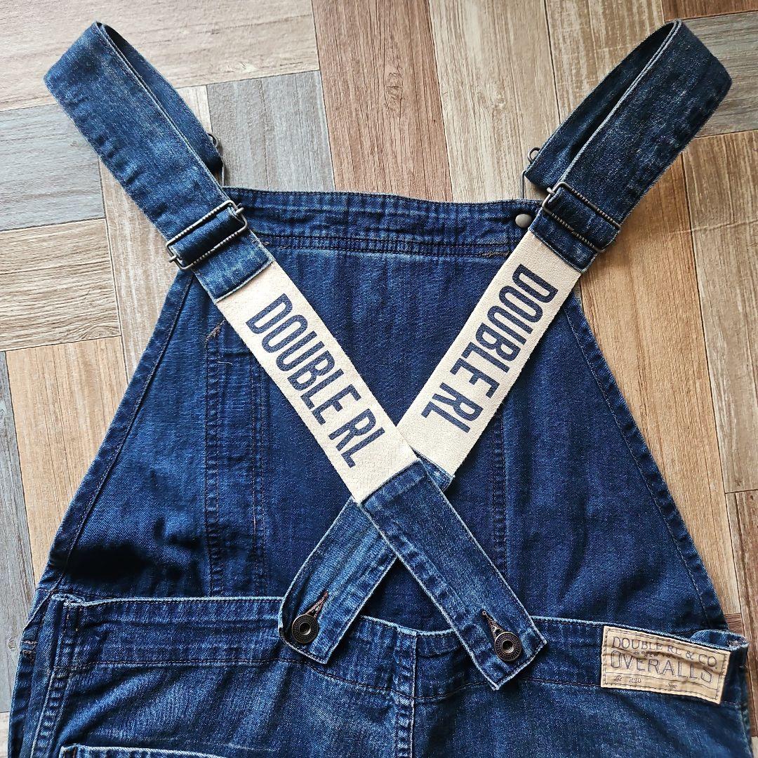 美品⭐RRLラルフローレン デニムオーバーオールサロペットS/Pダブルアールエル