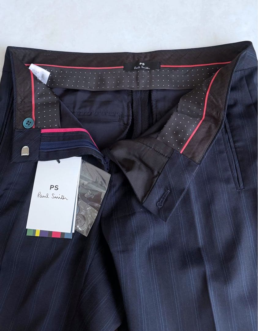 新品タグ付き　PS Paul Smith スーツ　セットアップ　ネイビー