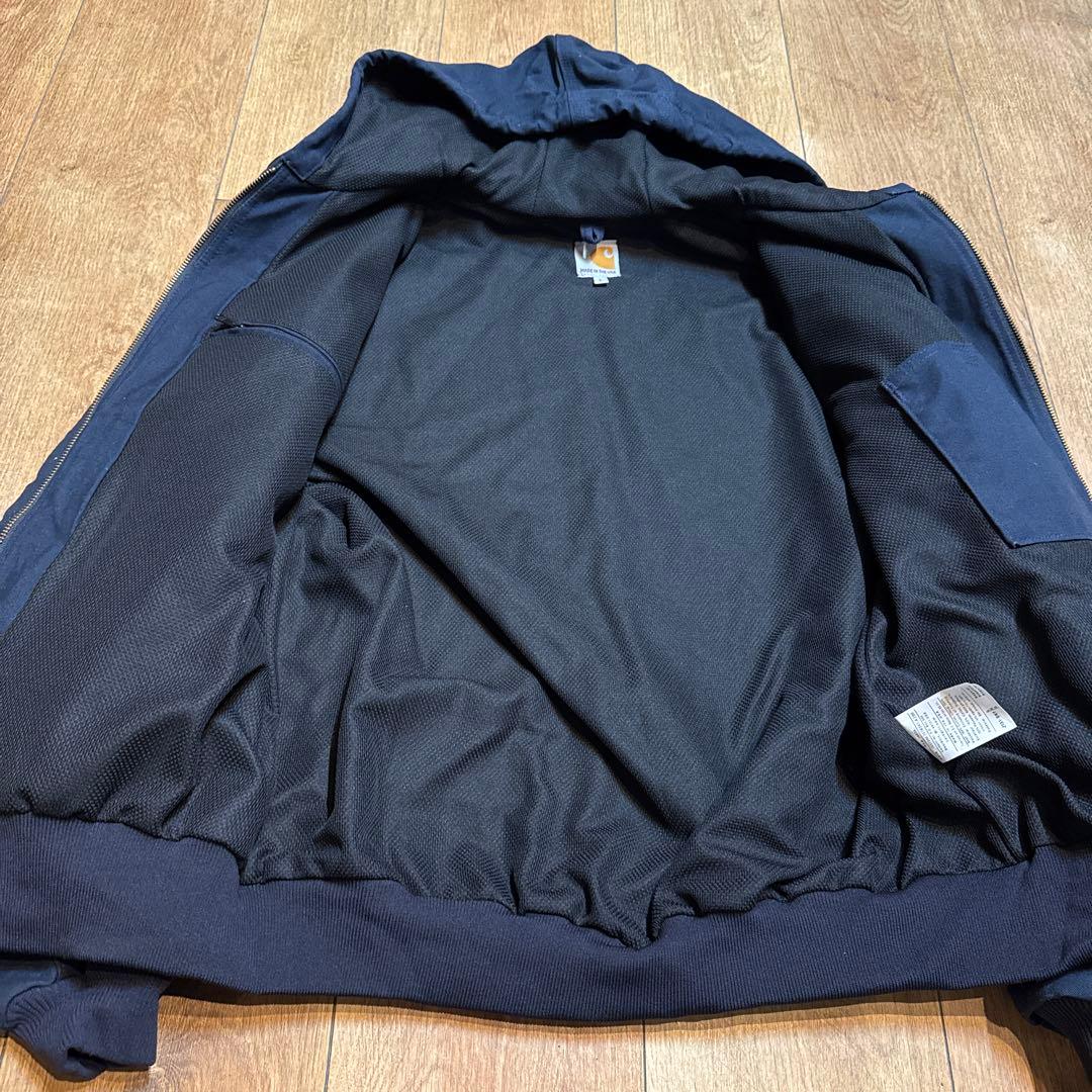 R*H様 Carhartt ネイビー ジップパーカー RN 14806 SIZE