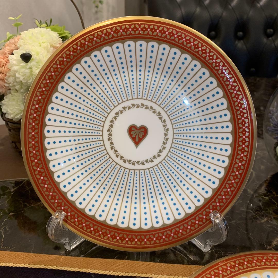 ウェッジウッド ハーレクイン　クイーンオブハート　18cmケーキプレート 2枚