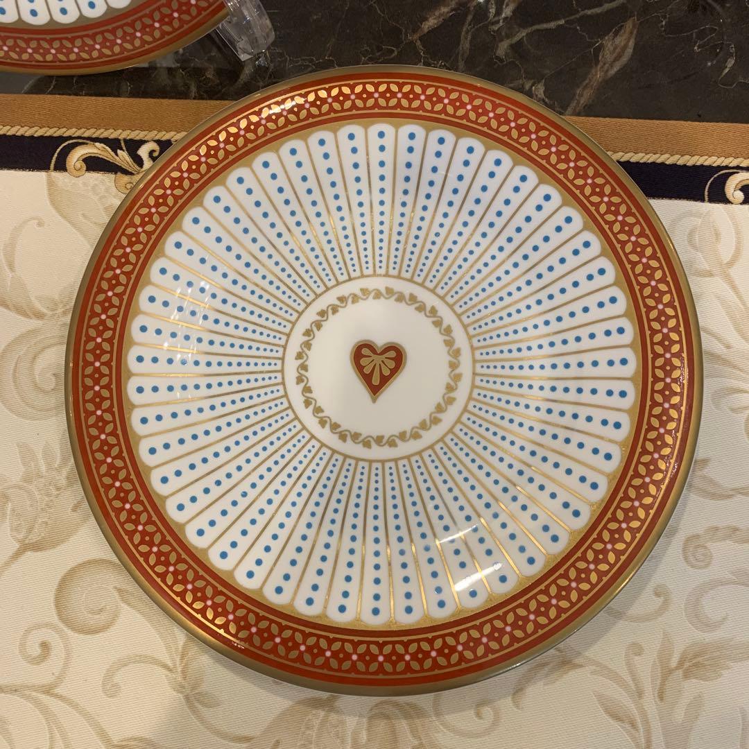 ウェッジウッド ハーレクイン　クイーンオブハート　18cmケーキプレート 2枚