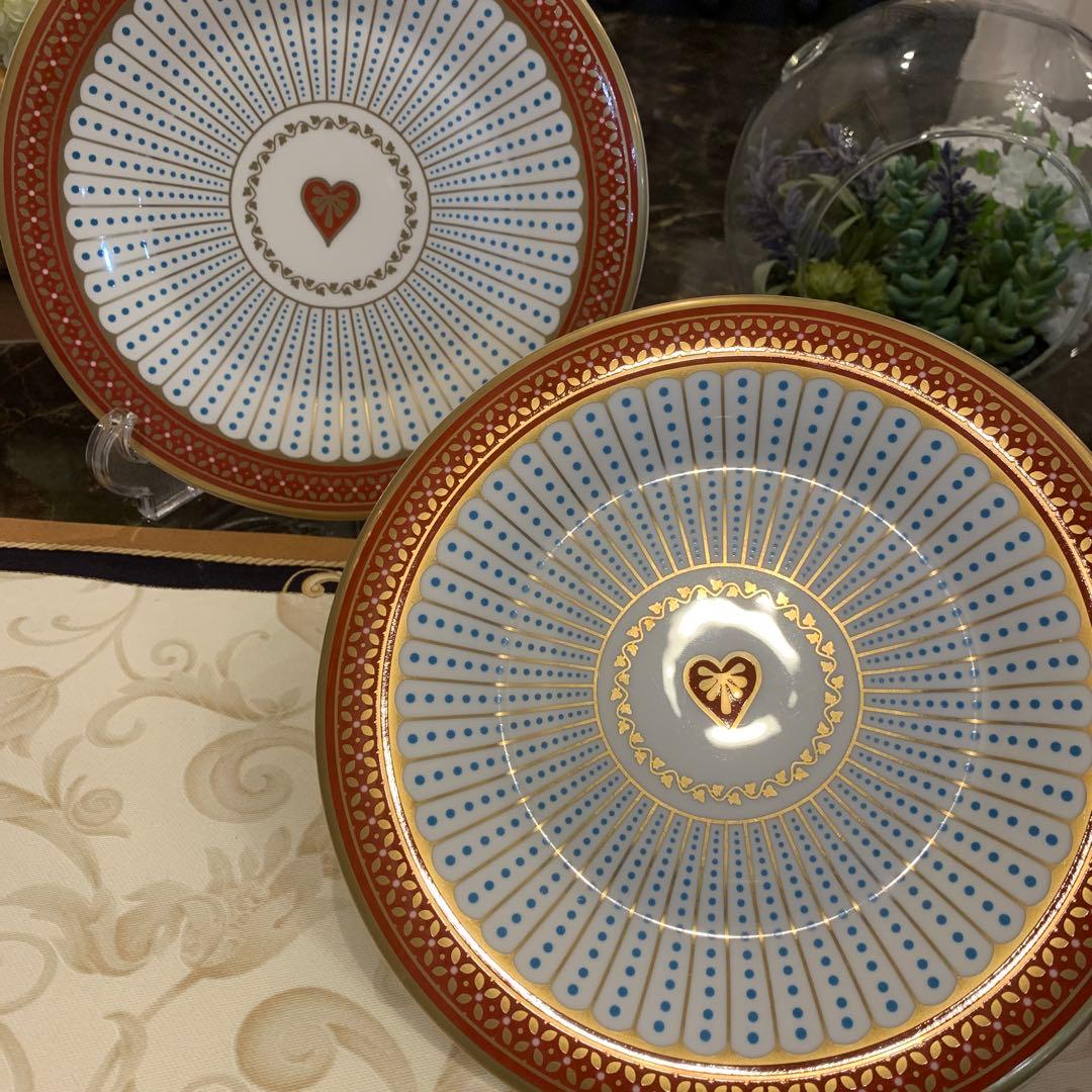 ウェッジウッド ハーレクイン　クイーンオブハート　18cmケーキプレート 2枚