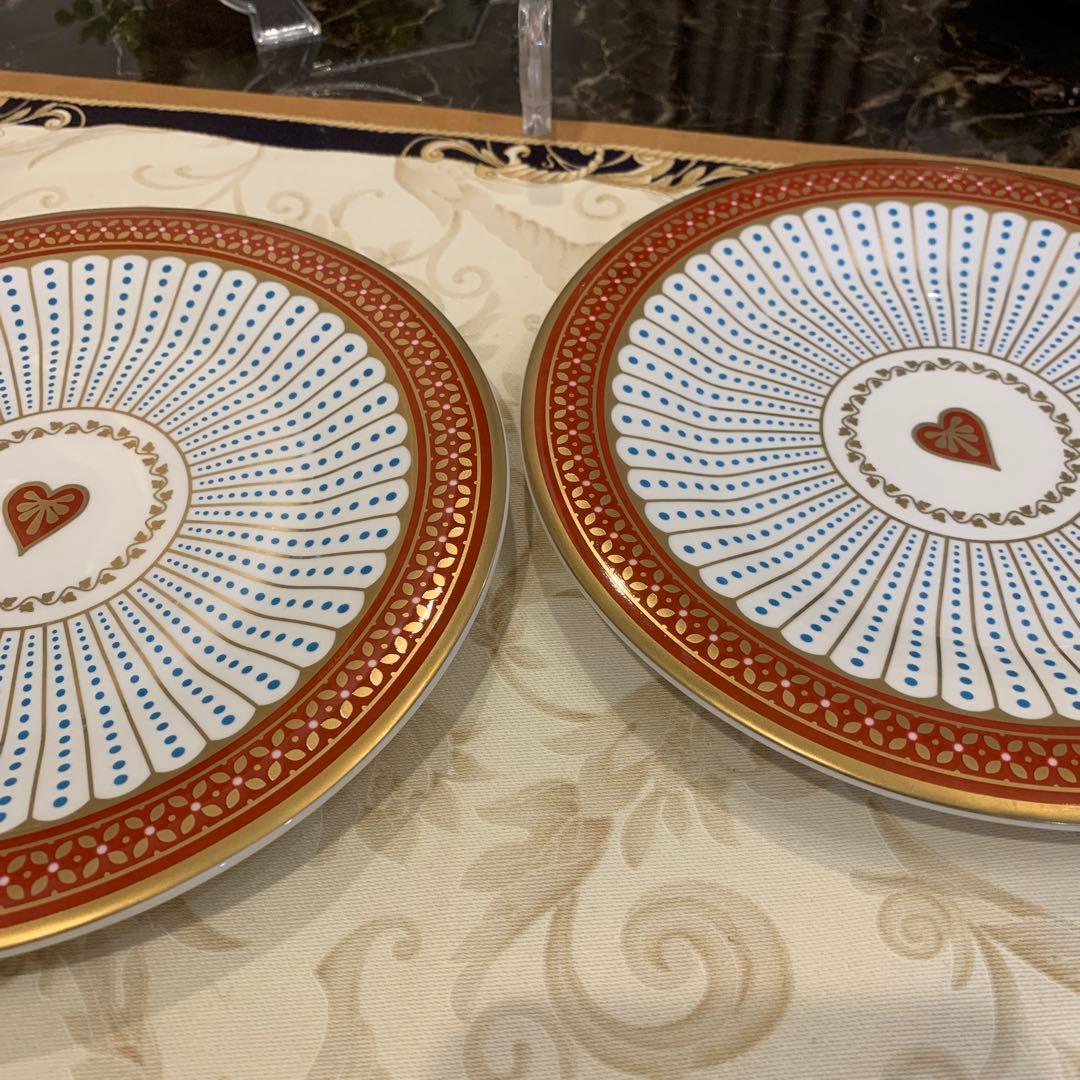 ウェッジウッド ハーレクイン　クイーンオブハート　18cmケーキプレート 2枚