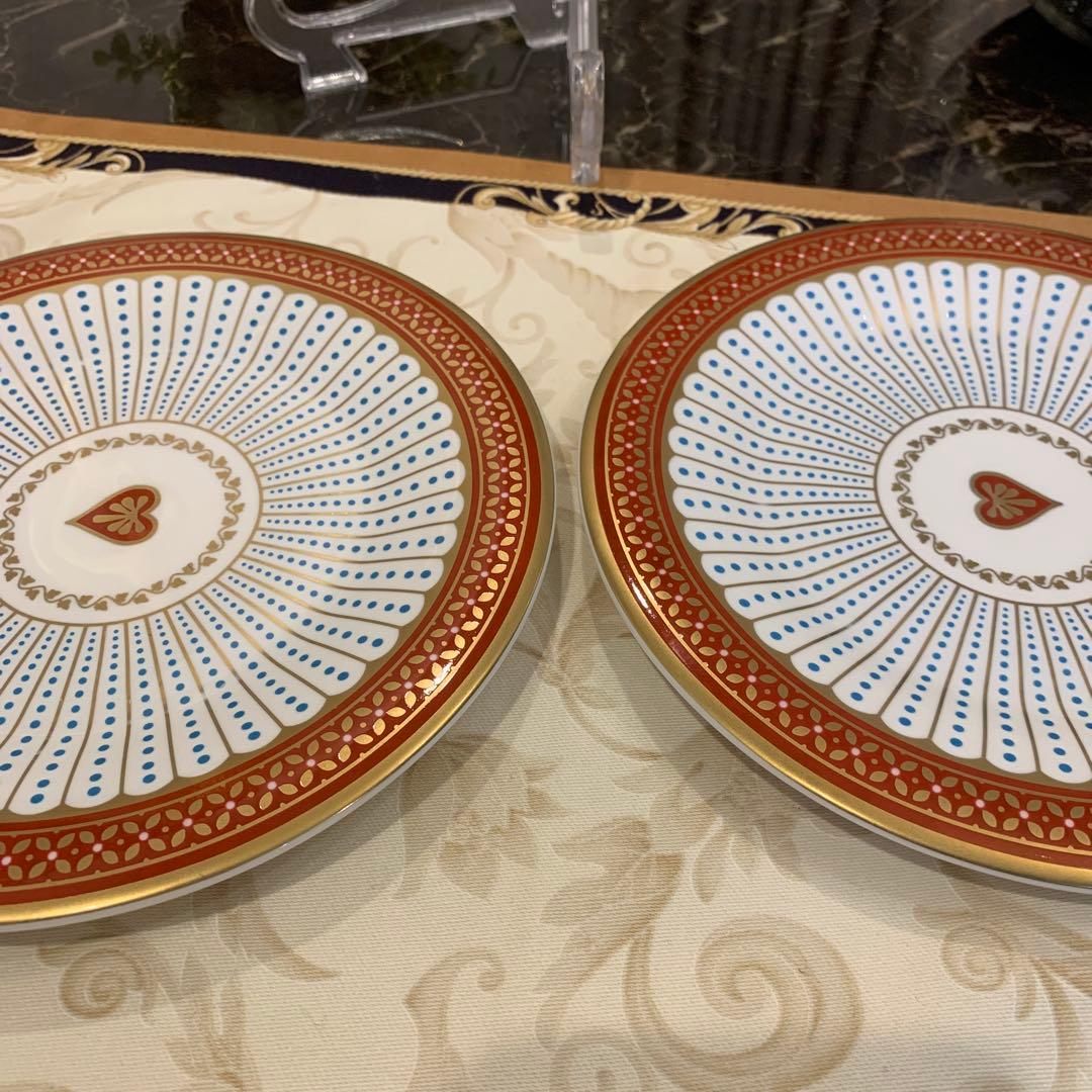 ウェッジウッド ハーレクイン　クイーンオブハート　18cmケーキプレート 2枚