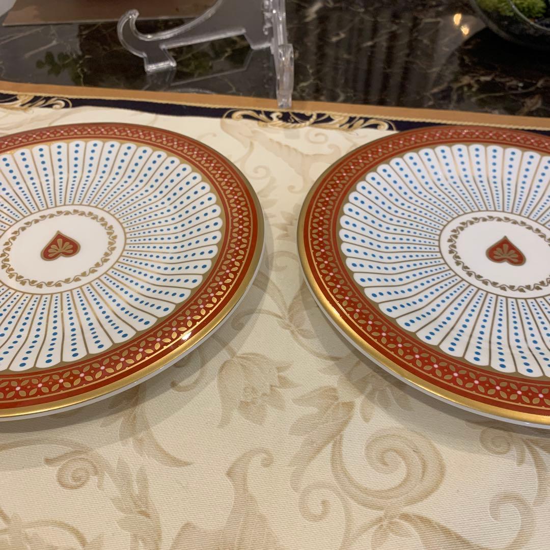 ウェッジウッド ハーレクイン　クイーンオブハート　18cmケーキプレート 2枚