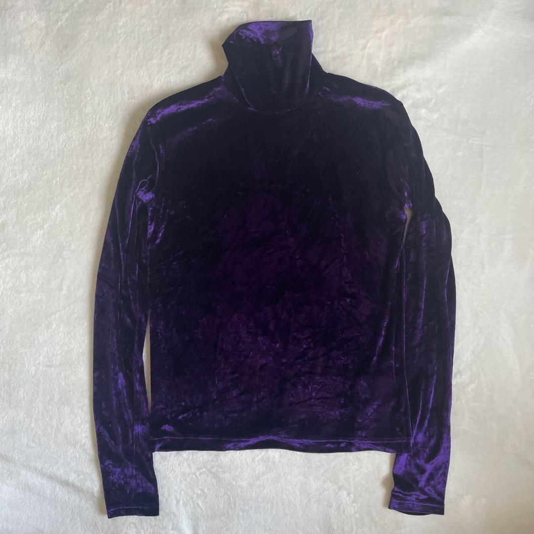 JOHN LAWRENCE SULLIVAN ベロア タートルネックカットソー