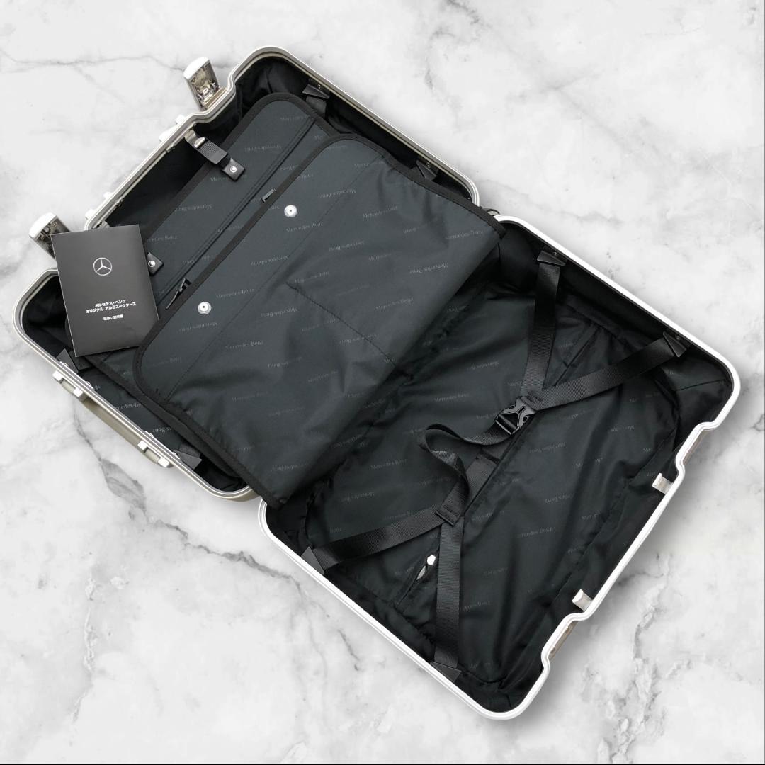 未使用 メルセデスベンツ スーツケース TSAロック 32L 4輪 アルミスーツ