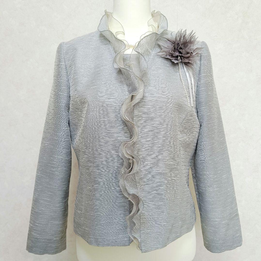 東京ソワール アプロベリー 米沢織 シルク使用 フォーマルジャケット L〜LL