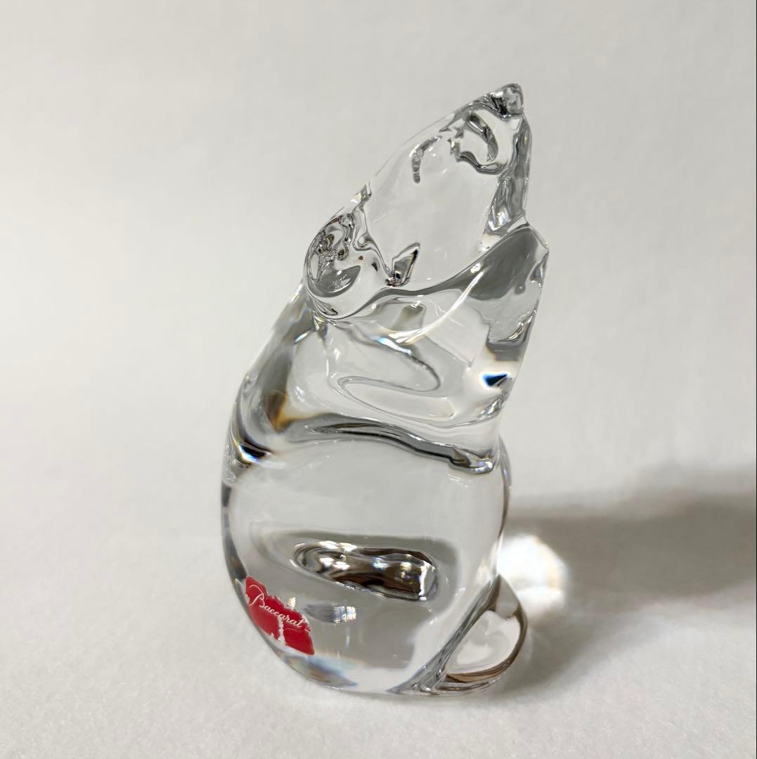 バカラ Baccarat 干支 ネズミ 鼠 子 クリスタル 置物 インテリア