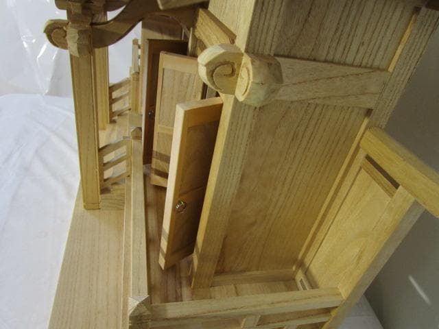 手作り神明造り神社（模型）匠の技　神社仏閣　木製　桐