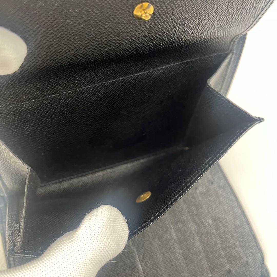美品✨ LOUIS VUITTON ルイヴィトン 折り財布 エピ ブラック 黒