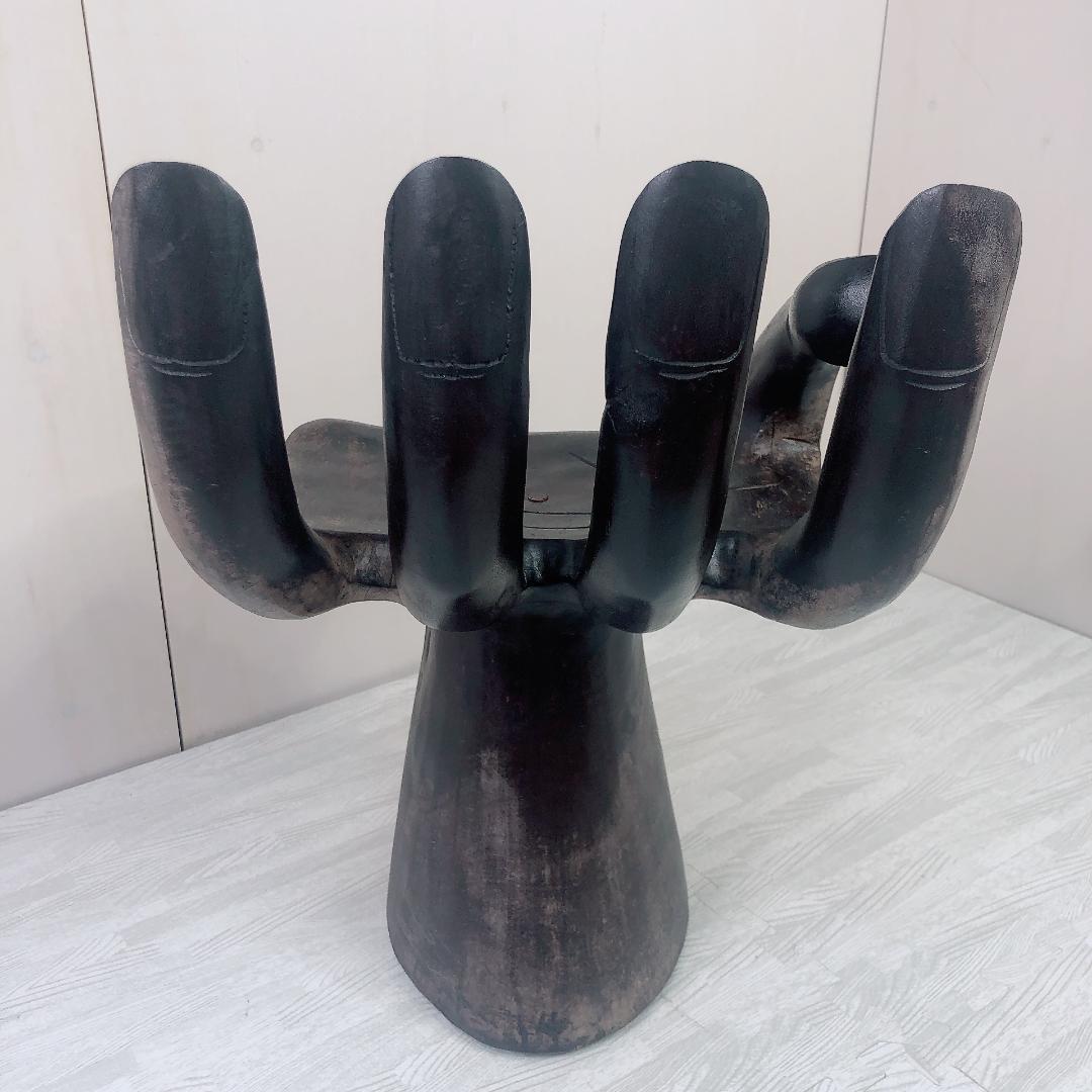 アジアン ハンドチェア 木製 インテリア 木製オブジェ 置物