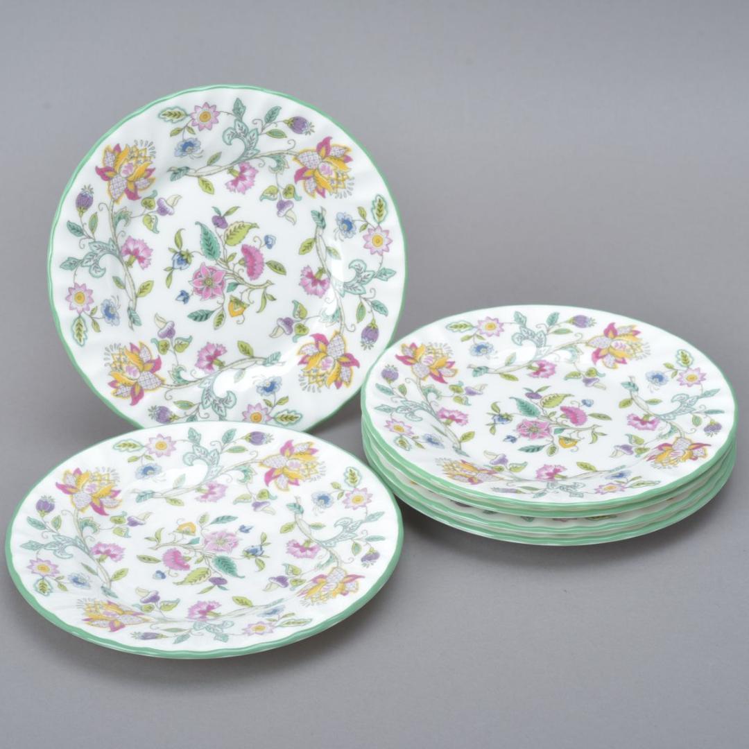 新品同様 ミントン HADDON HALL 皿 グリーン 6枚セット15.5cm