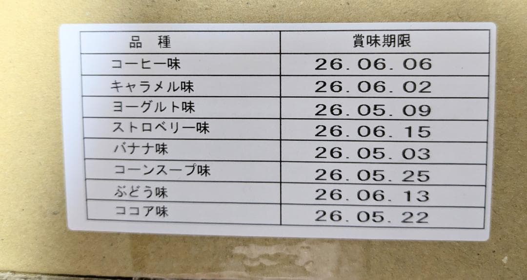 メイバランス Mini アソートBOX 8種×3本24本入 4箱 96本set