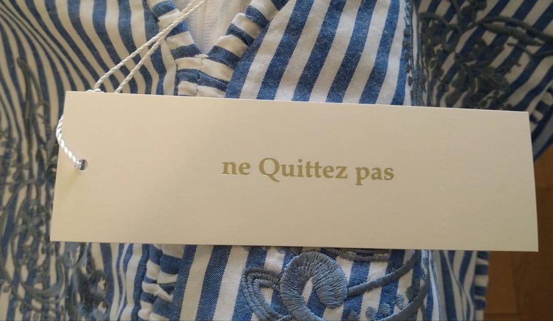 【完売品】kanako Sato×ヌキテパ　コットンストライプオールインワン