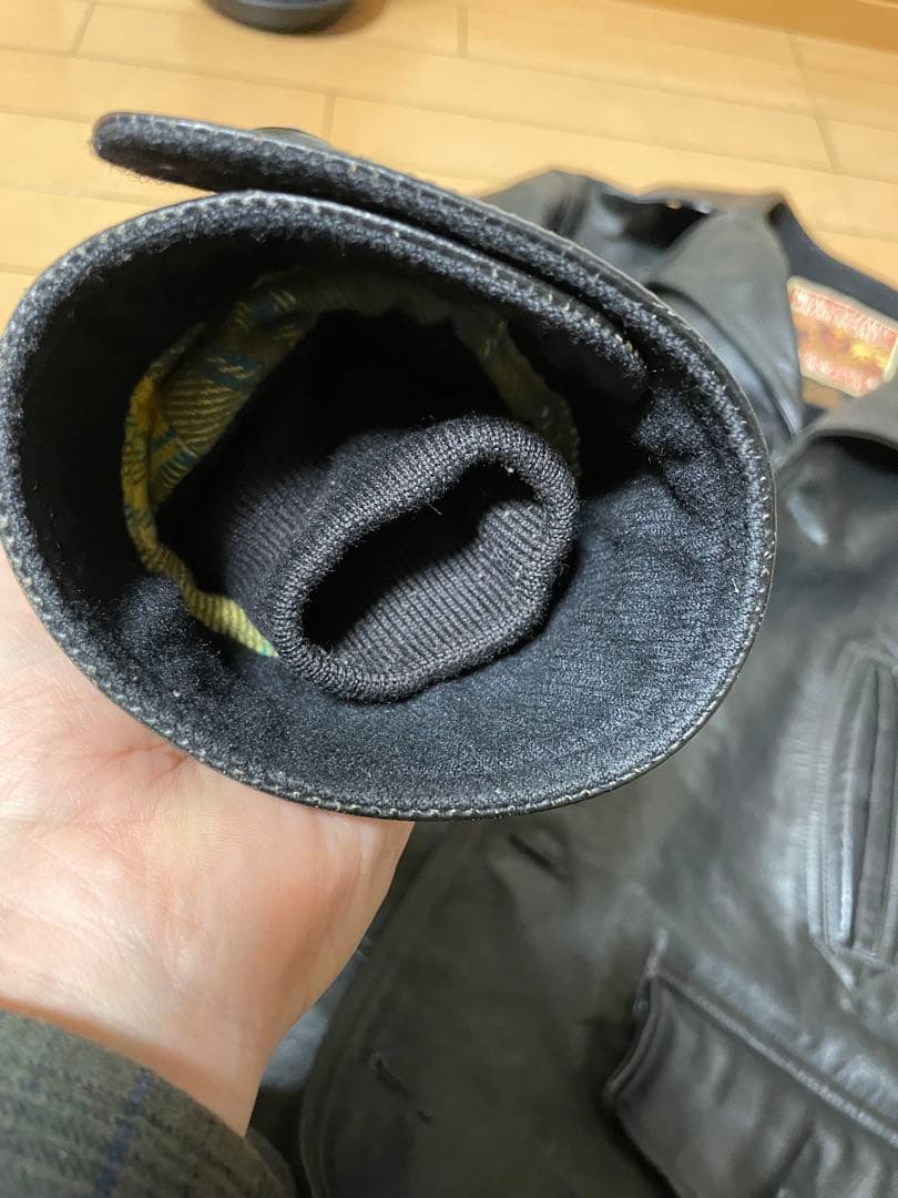 フリーホイーラーズ⭐︎スイッチヤードコート⭐︎ルードブラック38上質ホースハイド