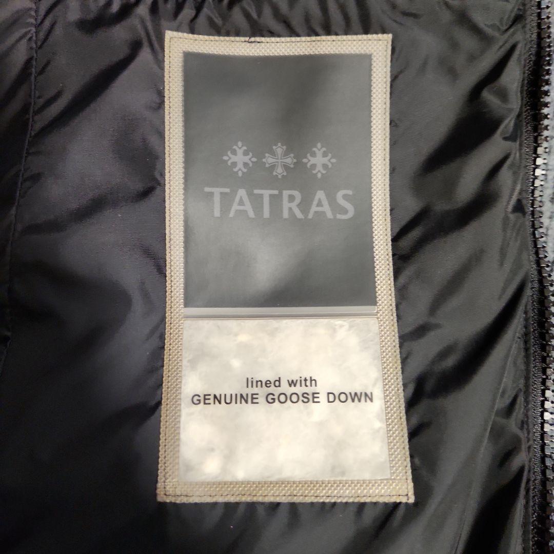 美品TATRASタトラスブラック ロングダウンジャケット ポリテアマ