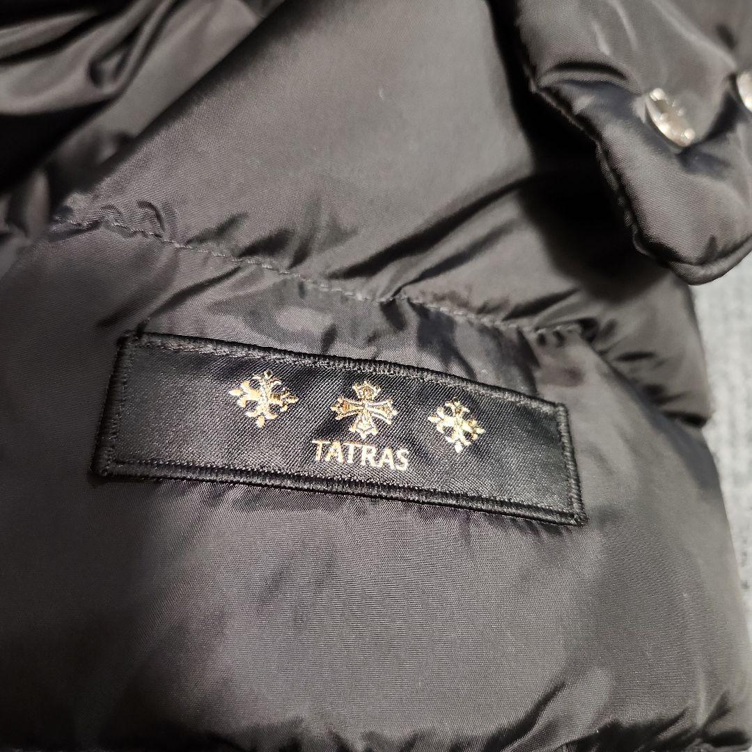 美品TATRASタトラスブラック ロングダウンジャケット ポリテアマ
