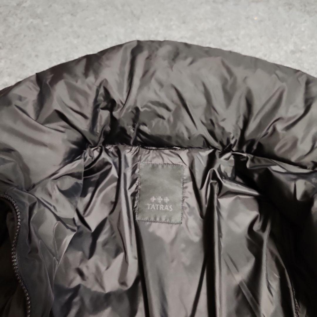 美品TATRASタトラスブラック ロングダウンジャケット ポリテアマ