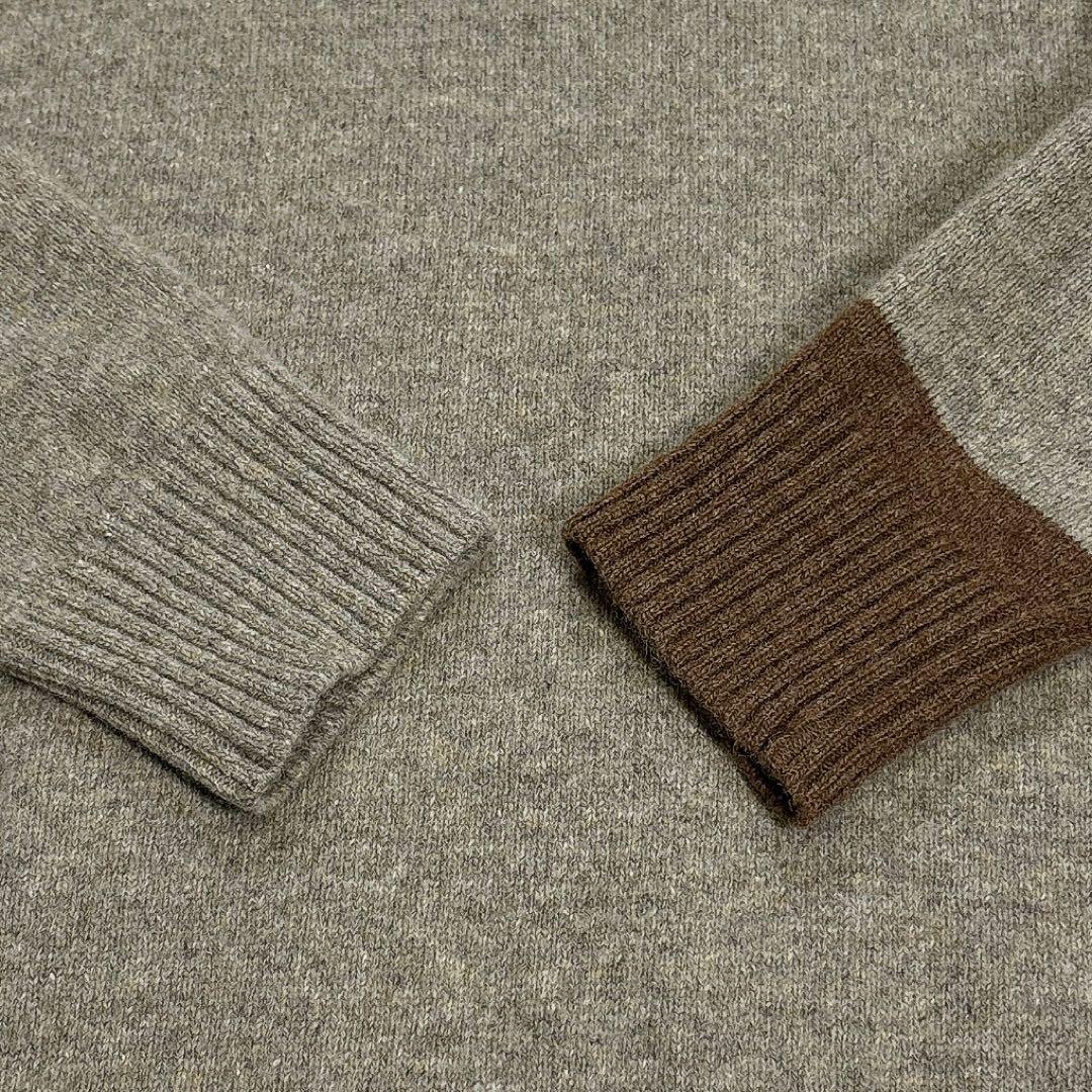 ✨美品✨アルベロベロ　ニット　かぎ針編み　ぶたさん　ビーズ　変形　アシンメトリー