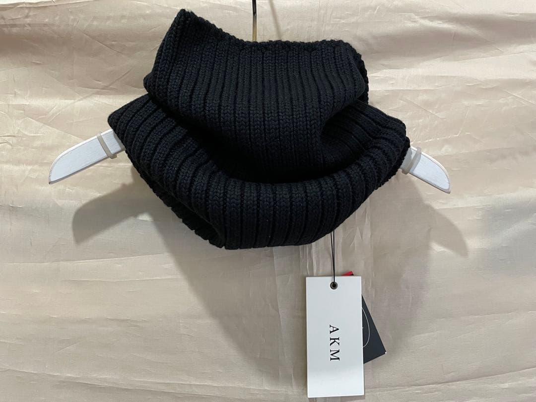 B00997 エイケイエムAKM エクストラファインウール　リブスヌード