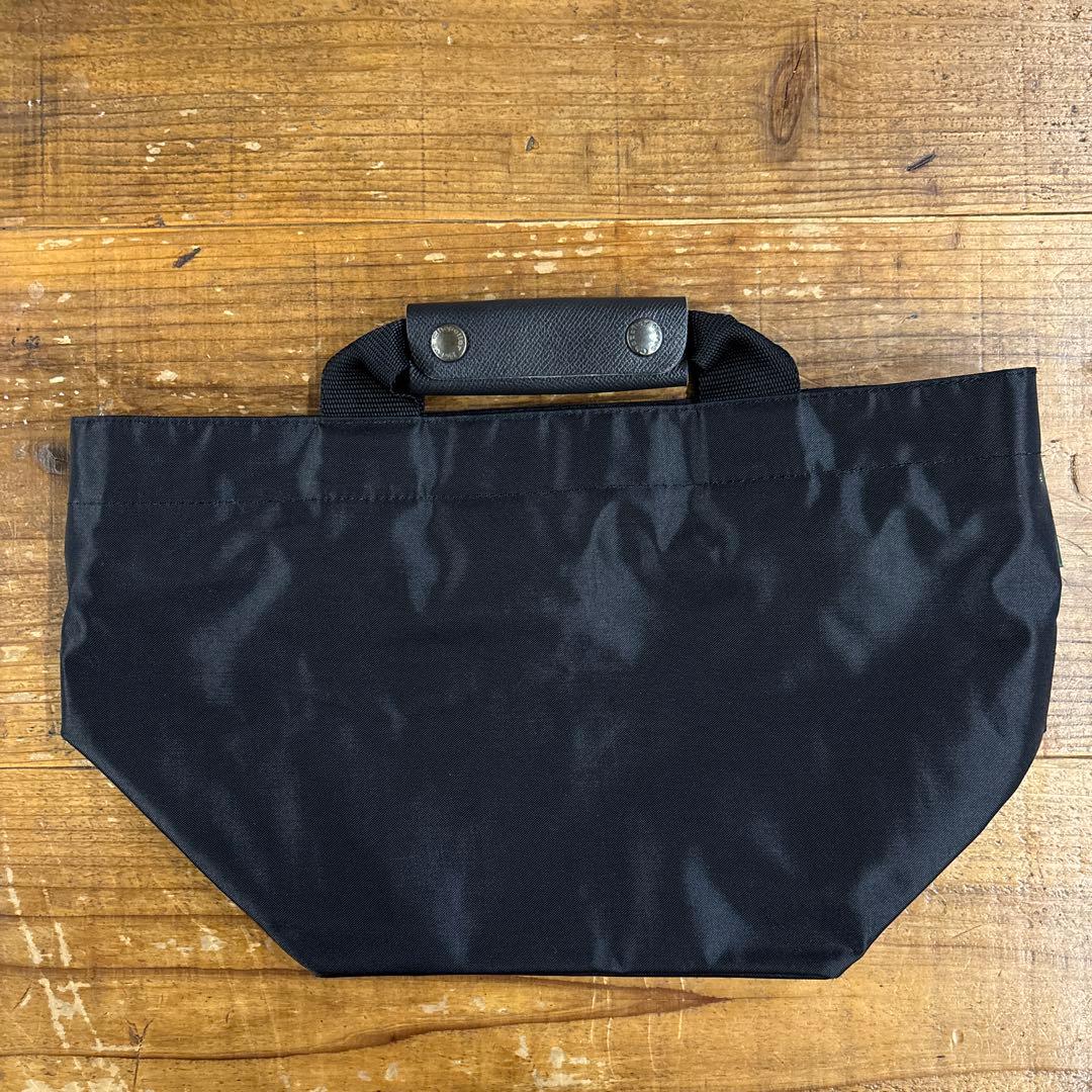 エルベシャプリエ トートバッグ 舟形　ブラック