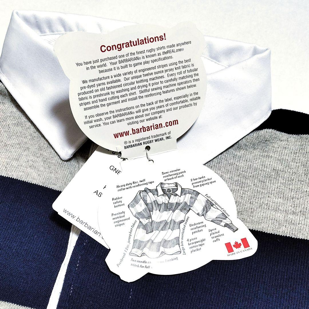 新品◆超レア別注 BARBARIAN バーバリアン ラガーシャツ カナダ製