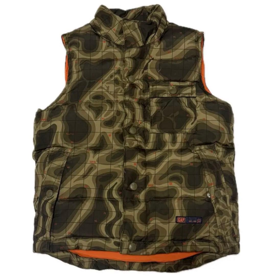 old gap Down camo Vest 迷彩柄 ダウン ベスト