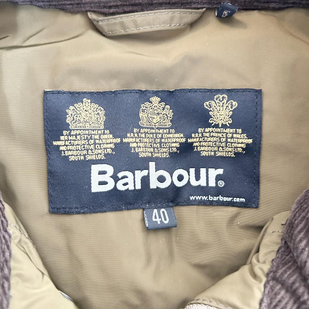 バブアー　BORDER SLシ ェイプメモリー　カーキ　メンズ　Ｌ