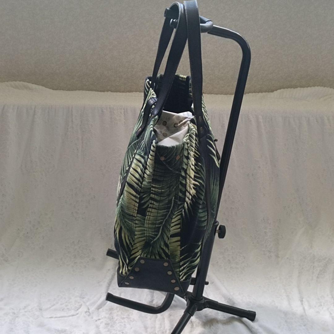 SCHOTT BROS. 本革 レザートートバッグ パームリーフ