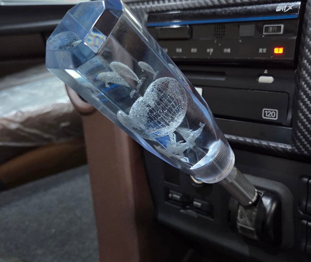 APS製 17プロフィア用 ショート パーキングブレーキレバーキット シルバー