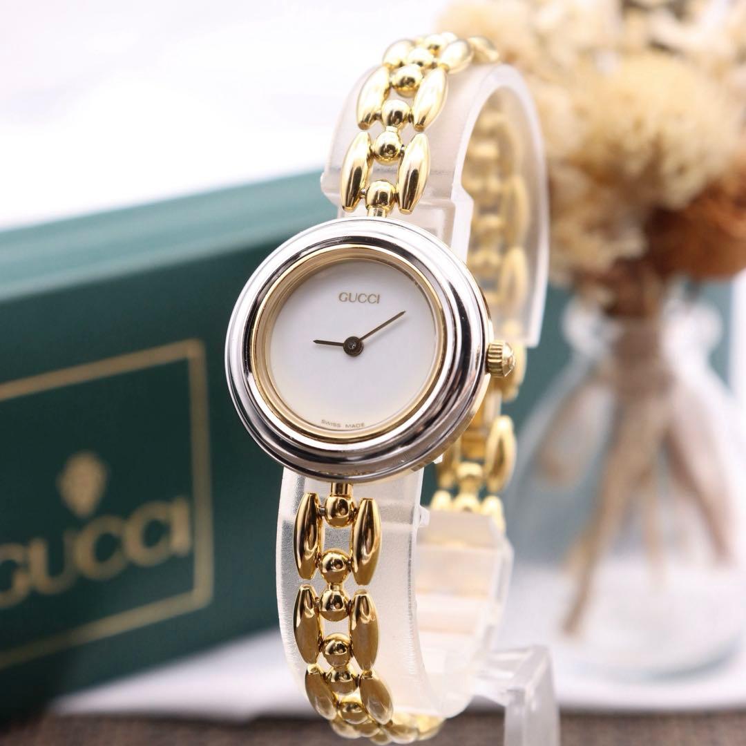 付属品付き【動作品】GUCCI ベゼル6色/チェンジベセル 11/12.2 美品
