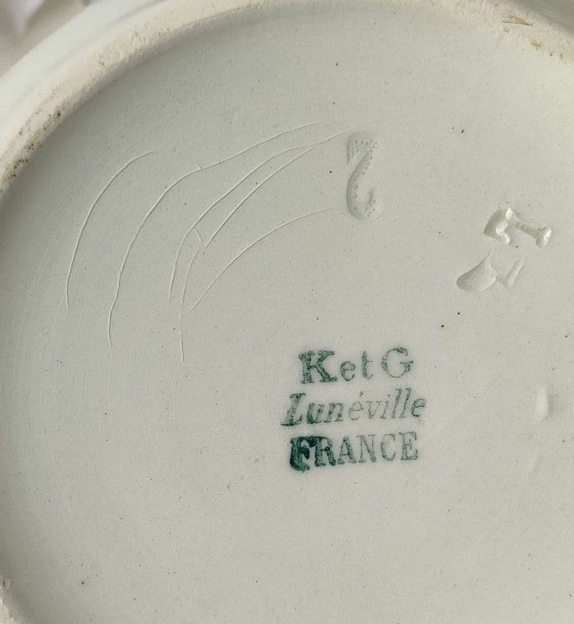 希少　美品　リュネビル　ロレーヌ　鷹　フランスアンティーク