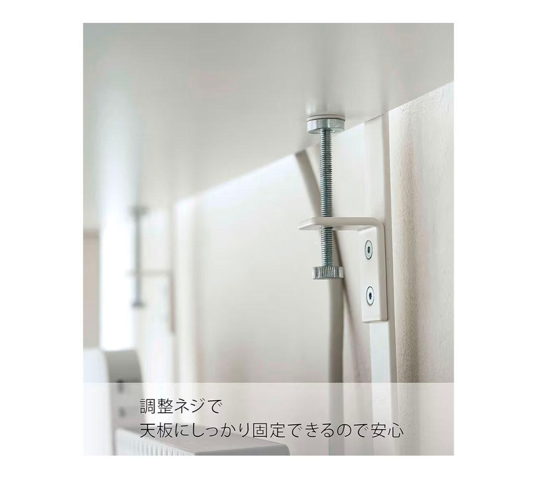 パソコンデスク 幅100cm 白、コード・ケーブル収納 山崎実業 セット