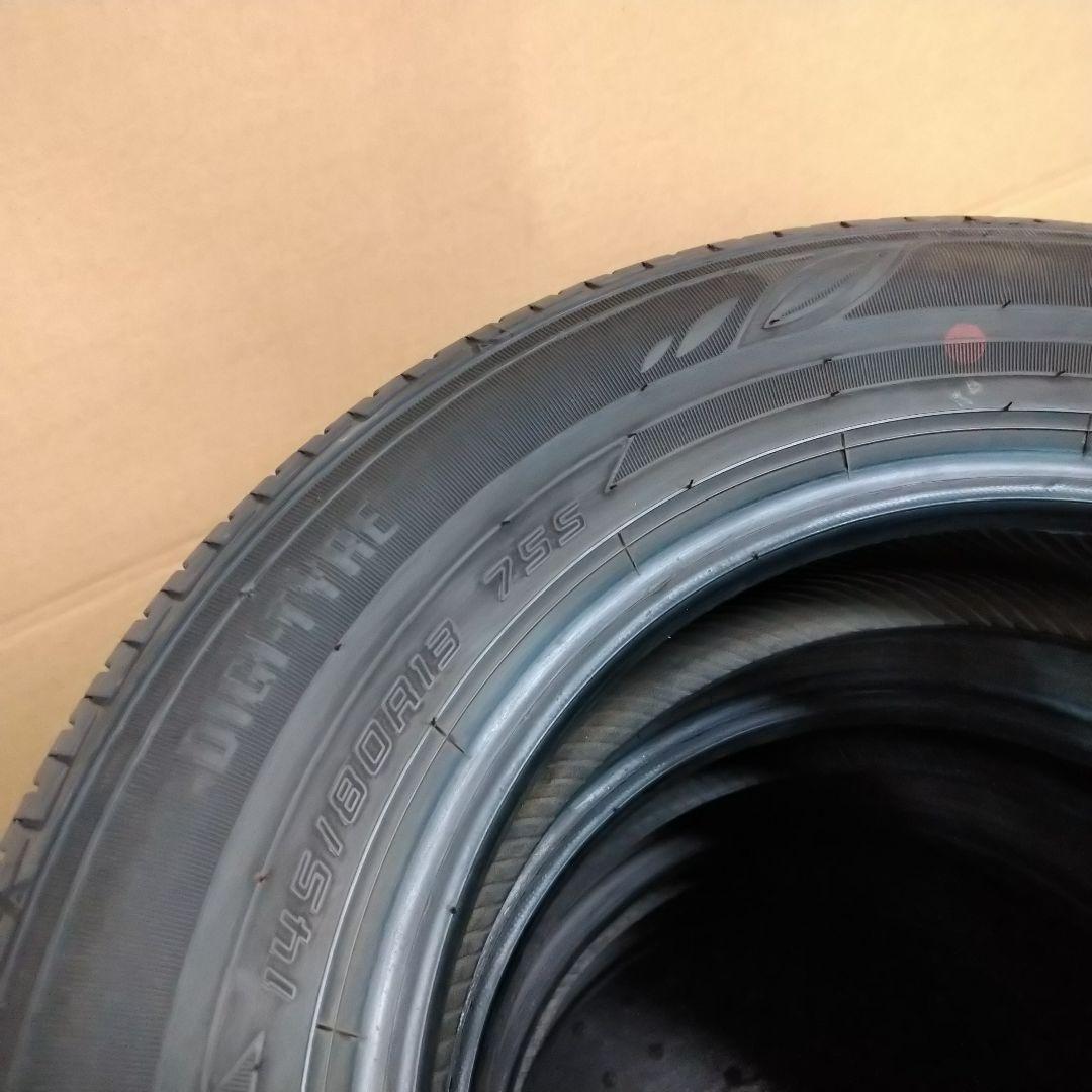★バリ山 145/80R13 ダンロップ デジタイプ EC202 22年製 4本