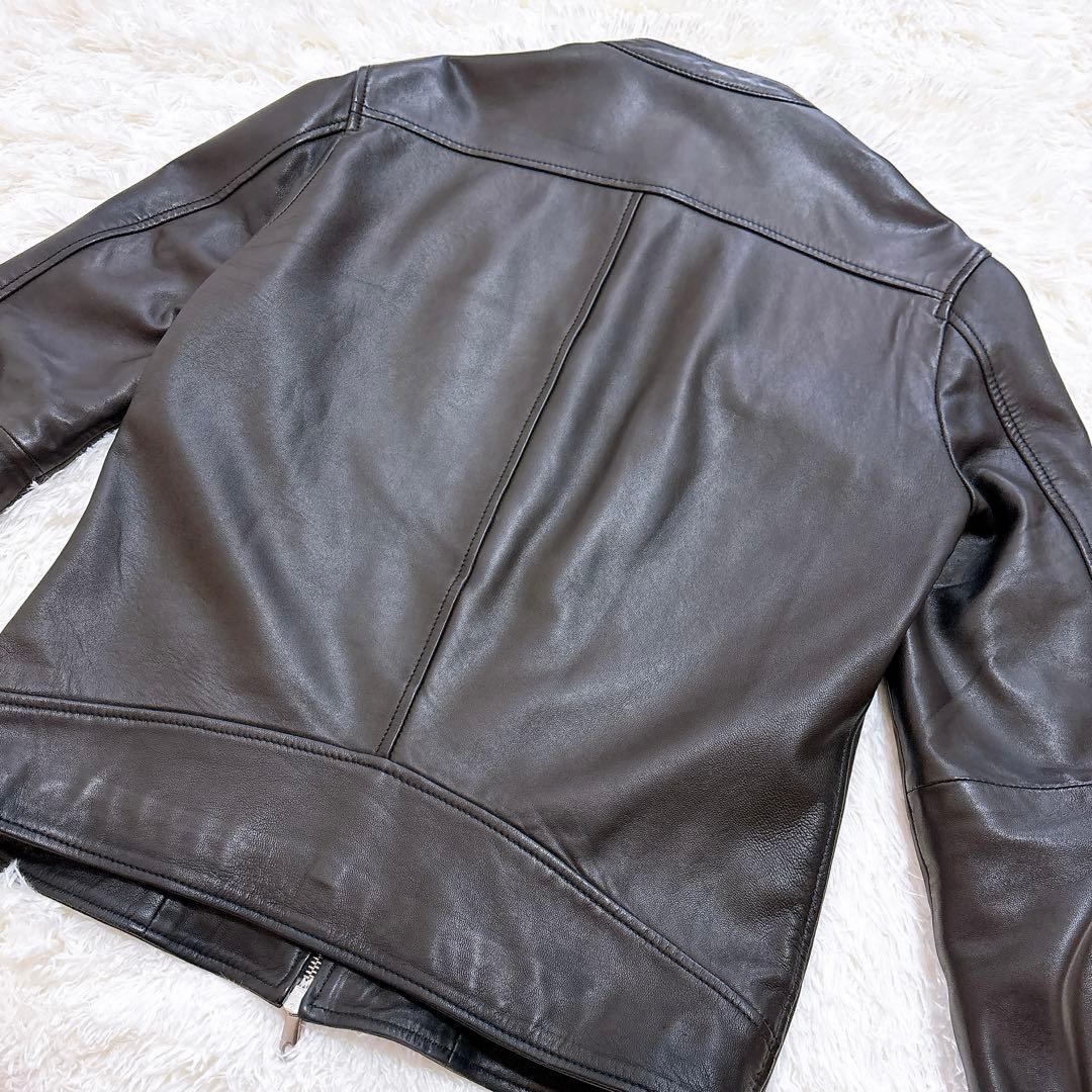 【美品】UNITED TOKYO ラムレザー ジャケット ブラック M