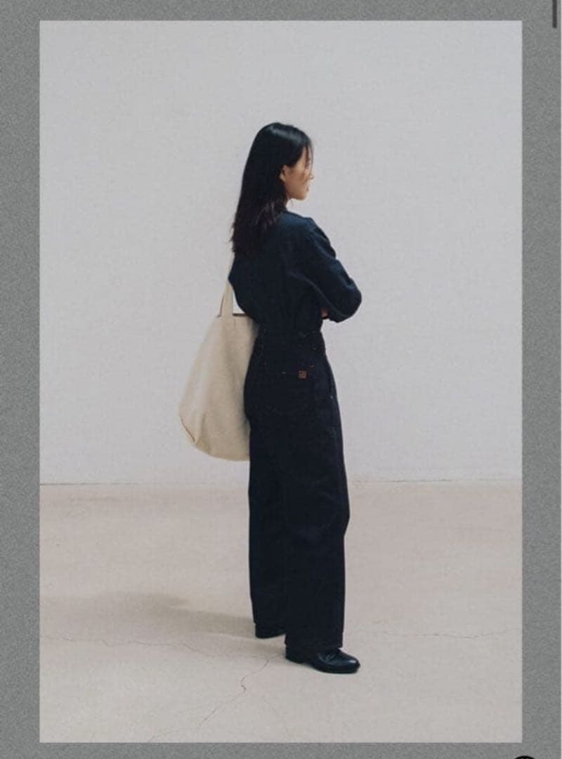 パンツ OHOTORO wide stitch jeans