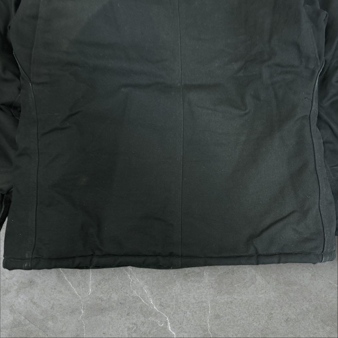 54]カーハート パッチロゴ ダック地 トラディッショナルコートジャケット古着