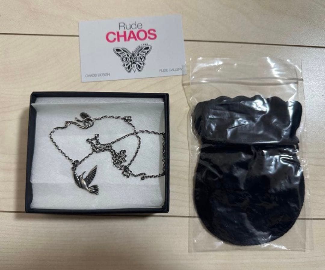 RUDE CHAOSコラボ！チバユウスケ　ハミングバードネックレス