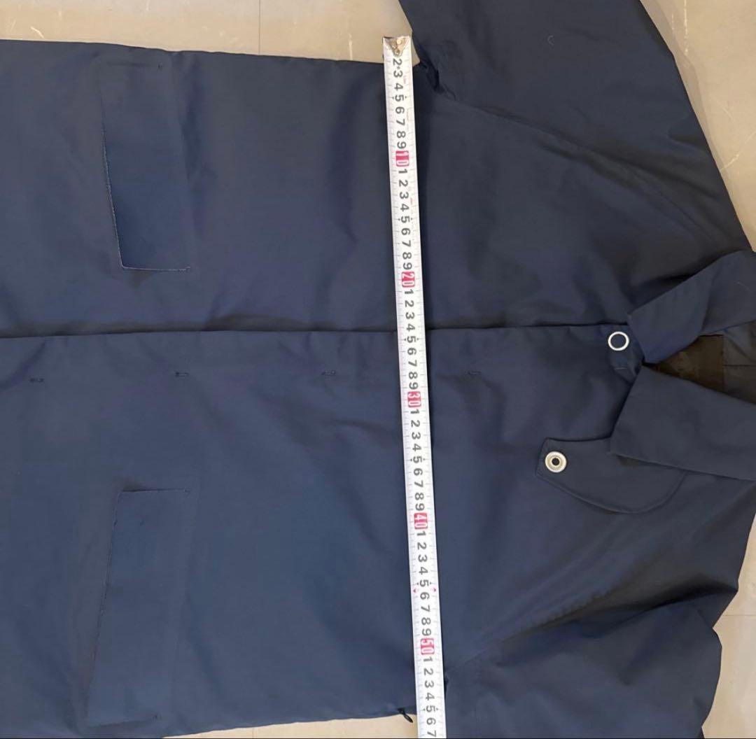 DESCENTE ステンカラーダウンコート ネイビー