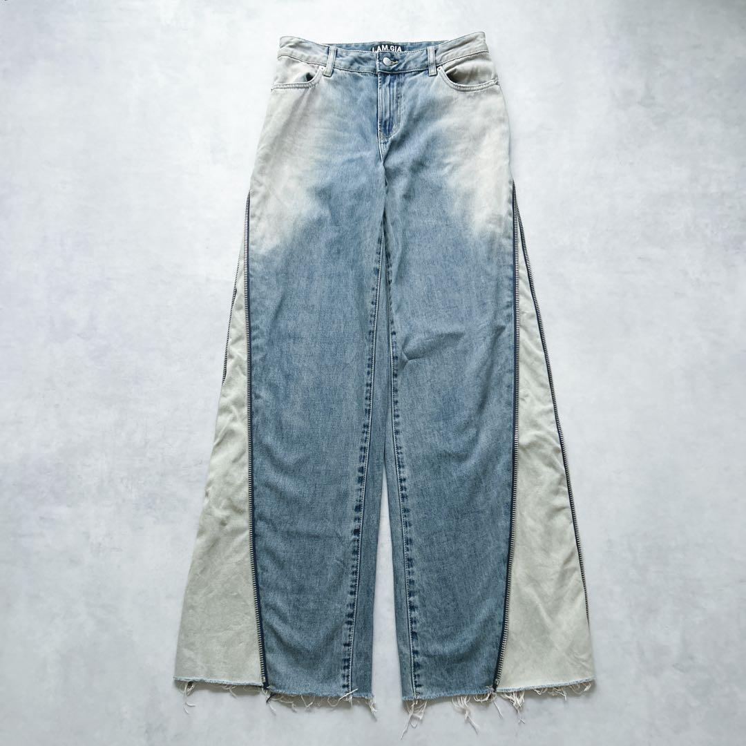I.AM.GIA アイアムジーア　サイドファスナー デニムパンツ　iamgia