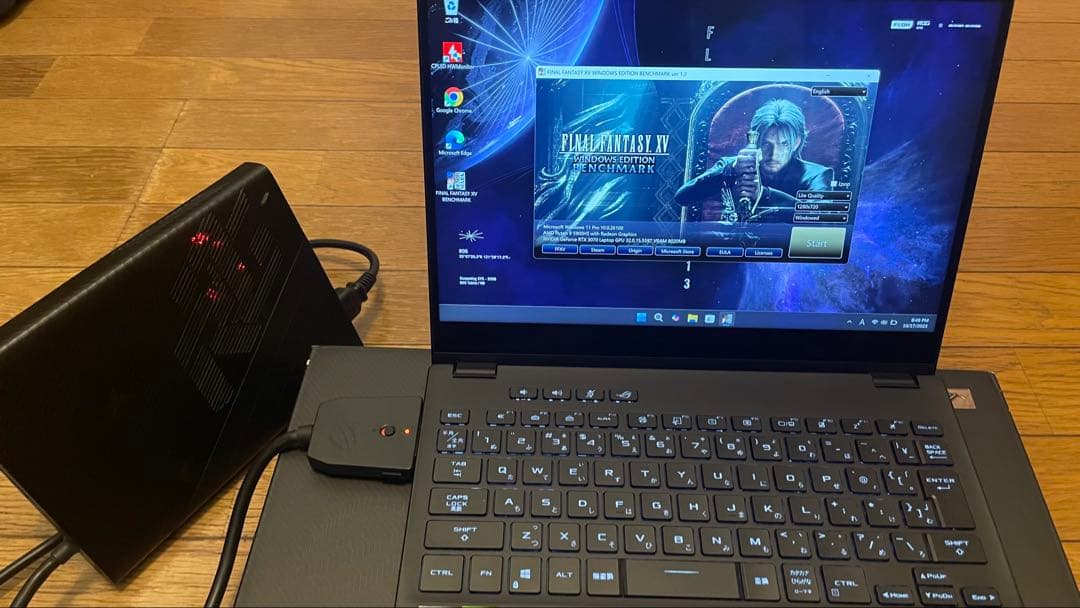 ROG XG MobileGC31 RTX3070グラフィックボード動作確認済み