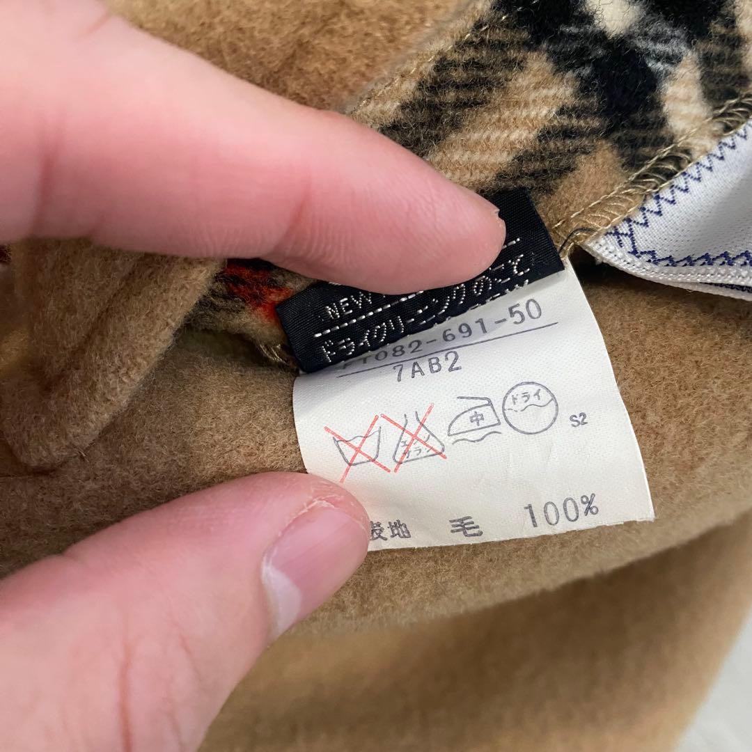 【美品】 バーバリーズ リバーシブル ノバチェック ロングコート ブラウン