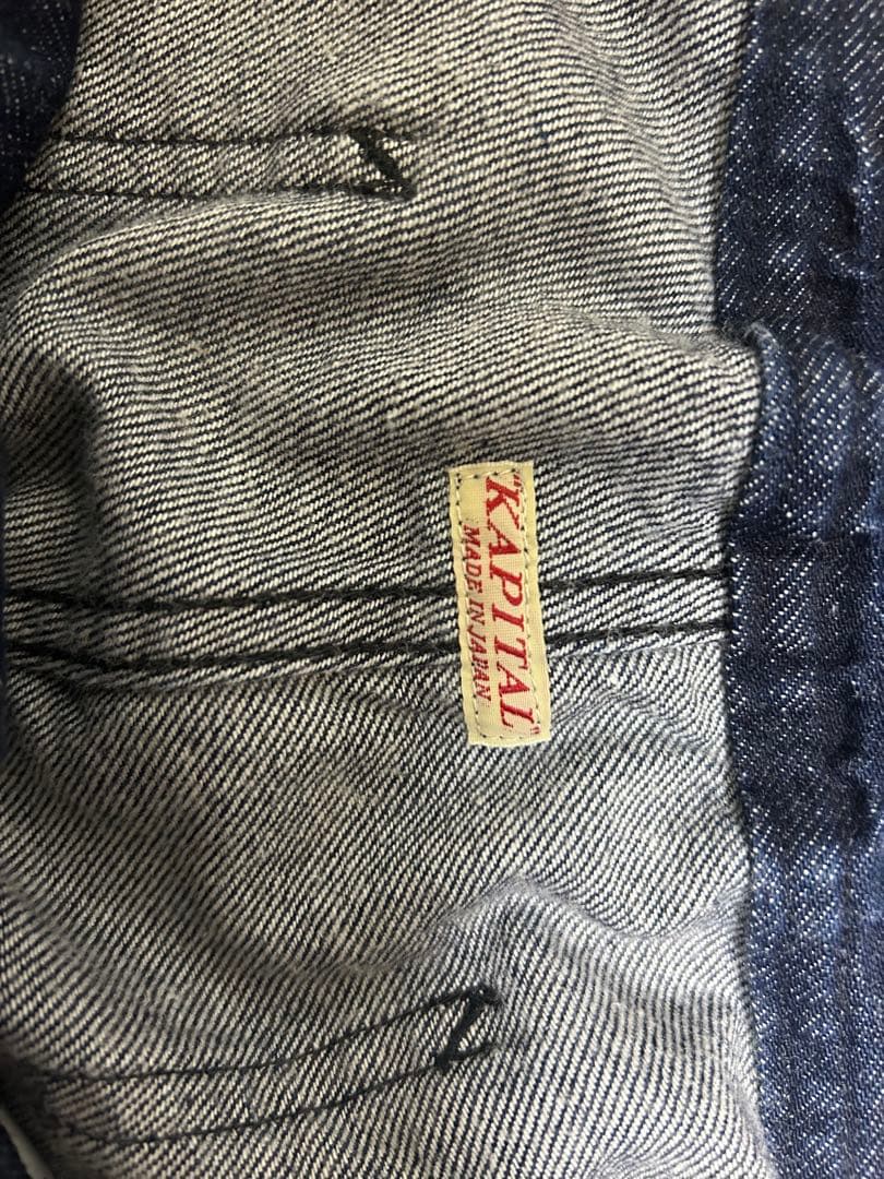 【最安値】【美品】キャピタル　デニム　オーバーオール　KAPITAL サロペット