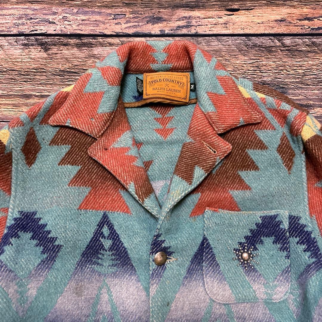 ジャケット・アウター POLO COUNTRY / 90's native rug jacket