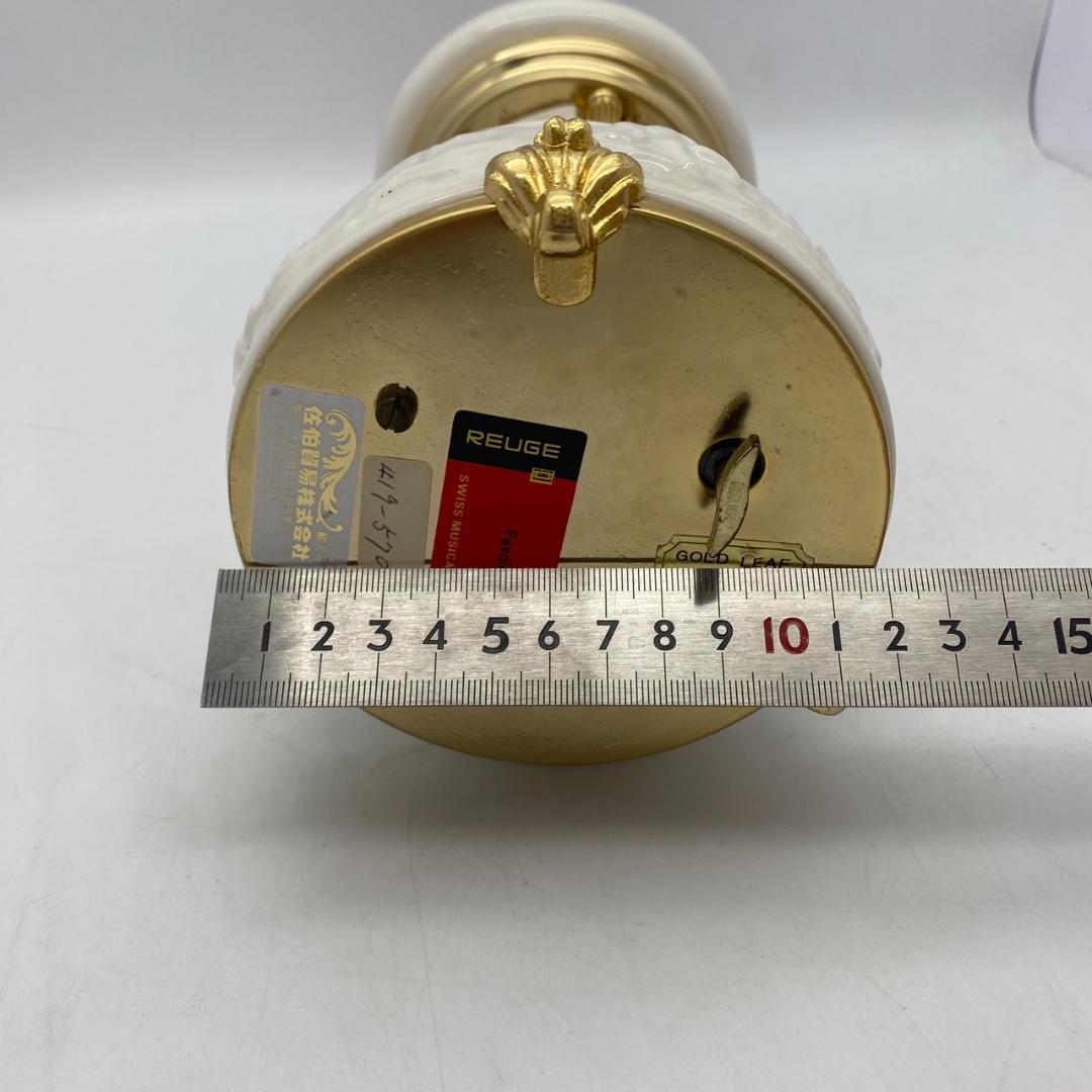 ＃13537 リュージュ オルゴール シガレット 葉巻入れ　オルゴール不動