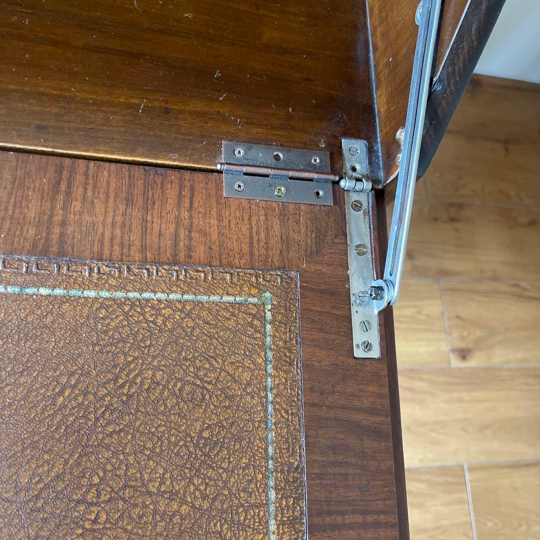 み*こ様 アンティーク木製ライティングビューロー/勉強机デスク