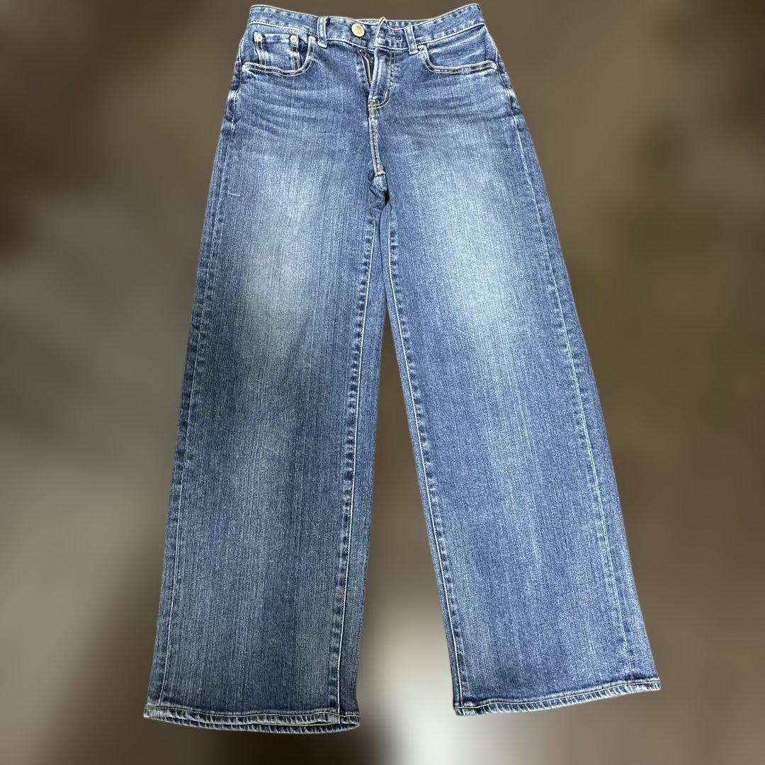 値下げ中　RED CARD 35th Anniv. Wide デニムパンツ 22