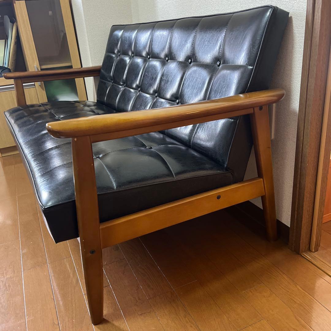 カリモク 60 Kチェアー 2シーター と オットマン